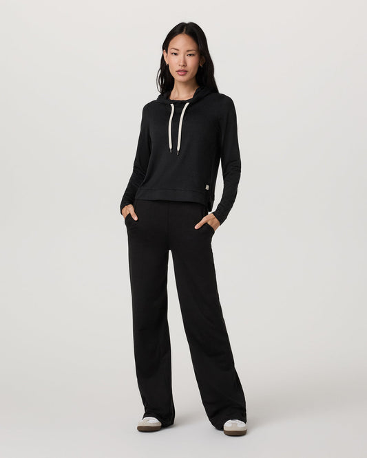 Halo Essential Hoodie Black Heather Sweatshirt | Vuori sale