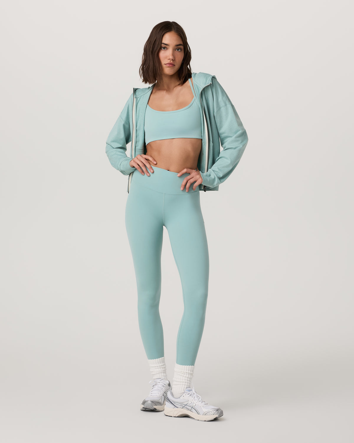 Halo Modern Full Zip Hoodie Sea Spray Heather | Vuori sale