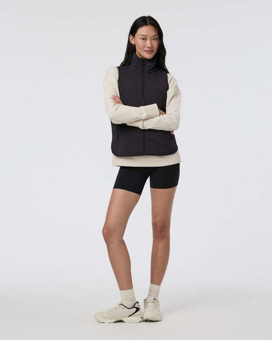 Canyon Insulated Vest Women's Black Vest | Vuori outlet