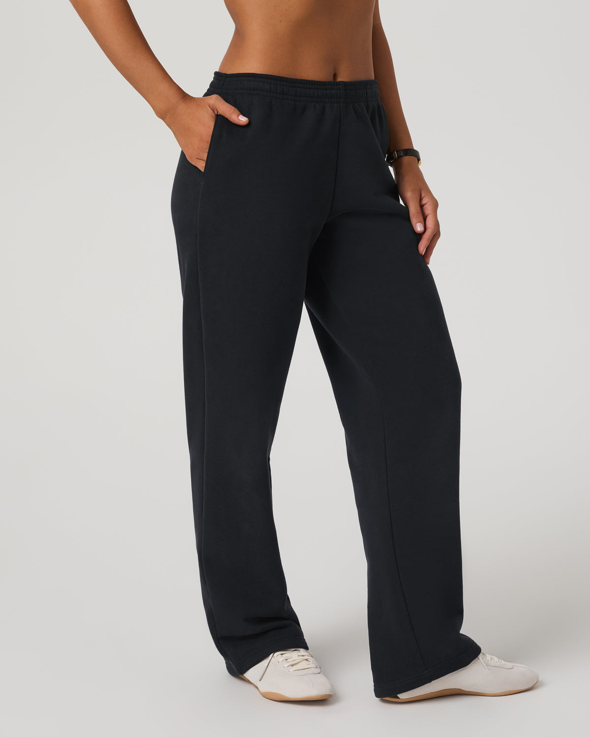 Restore Straight Leg Sweatpant - Long Washed Black Pant | Vuori discount