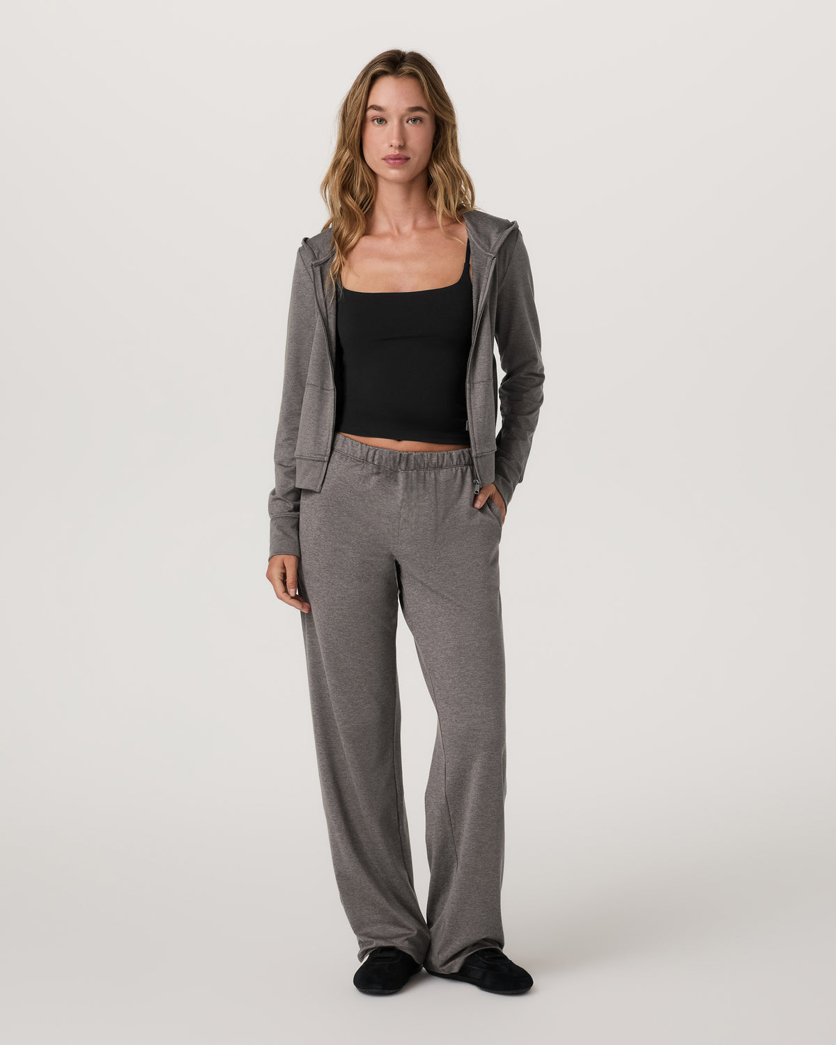 Halo Straight Leg Pant Women's Chia Heather Pants | Vuori sale