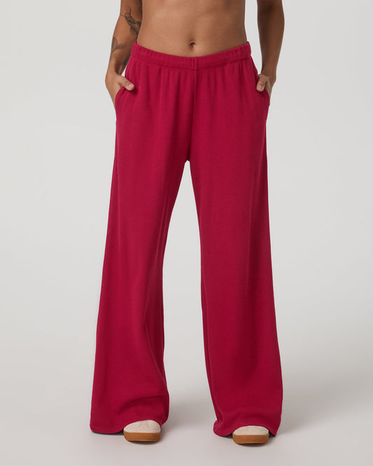 Waffle Wideleg Pant Women's Strawberry Waffle Knit Pant | Vuori discount