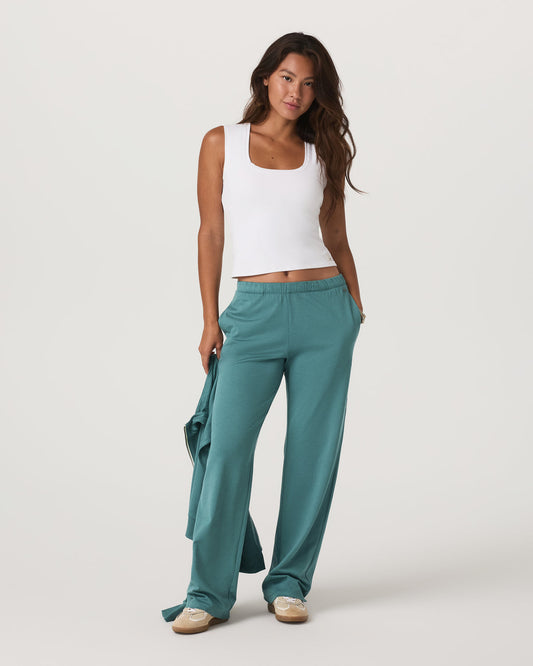 Halo Straight Leg - Long Women's Bluegrass Heather Pant | Vuori onsale