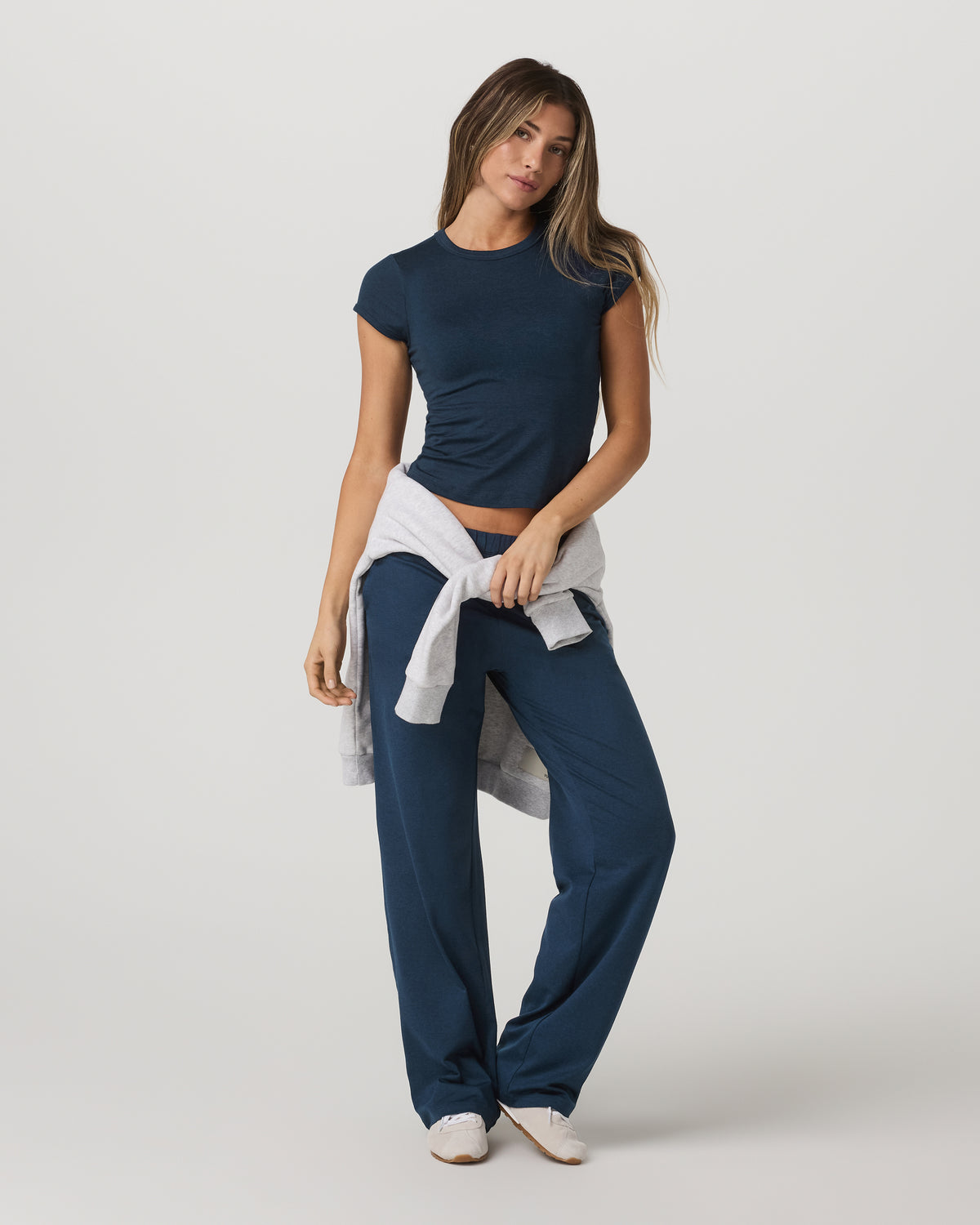 Halo Modern Straight Leg Pant - Short Blue Coast Heather | Vuori discount