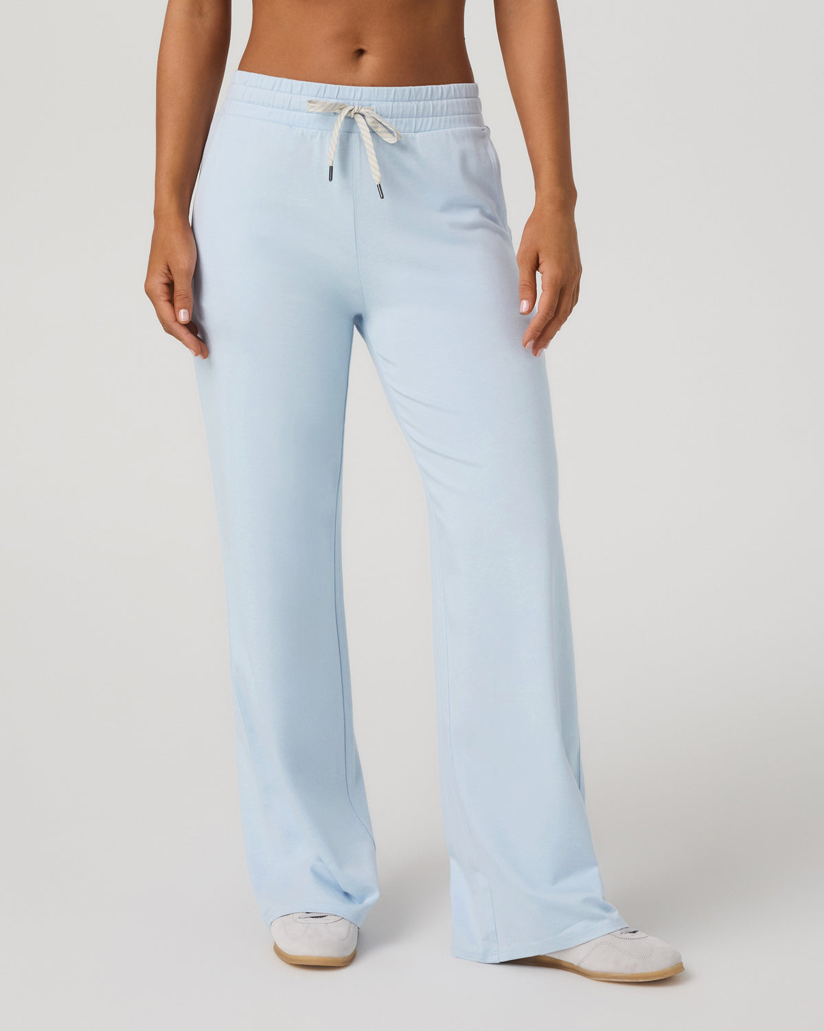 Halo Essential Wideleg - Short Soft Sky Heather Pants | Vuori discount