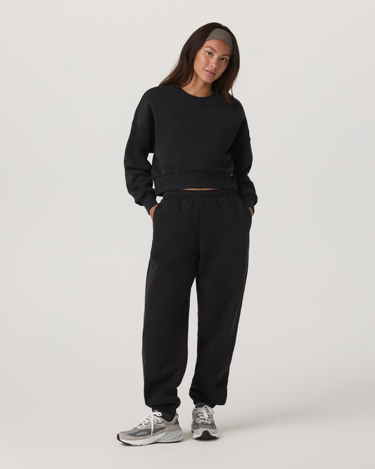 Restore Classic Sweatpant Women's Washed Black Pants | Vuori outlet