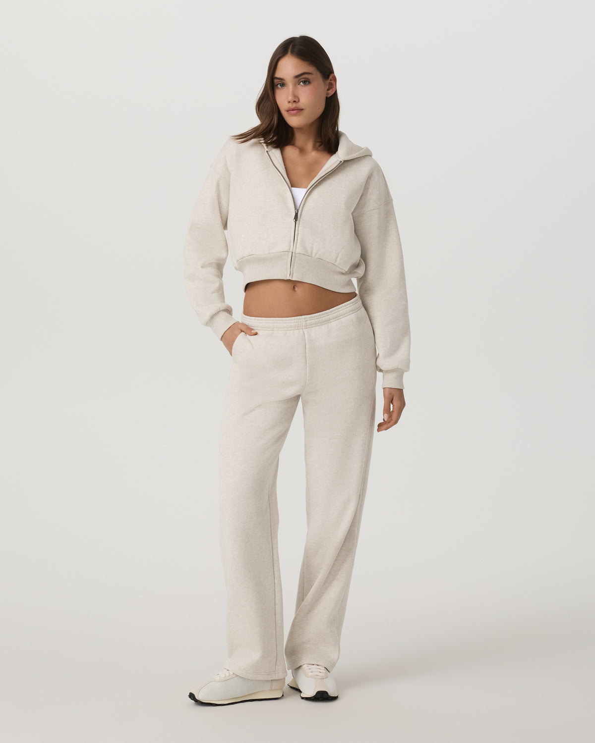 Restore Straight Leg Sweatpant - Long Bone Heather | Vuori sale