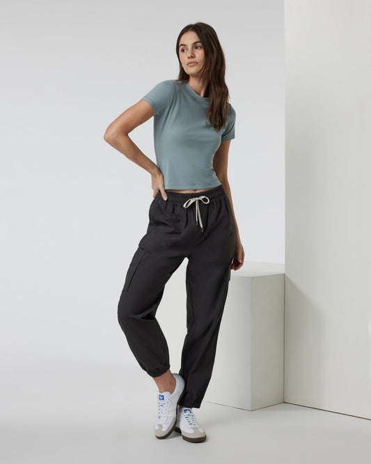 Birch Jogger Women's Vintage Black Utility Joggers | Vuori outlet