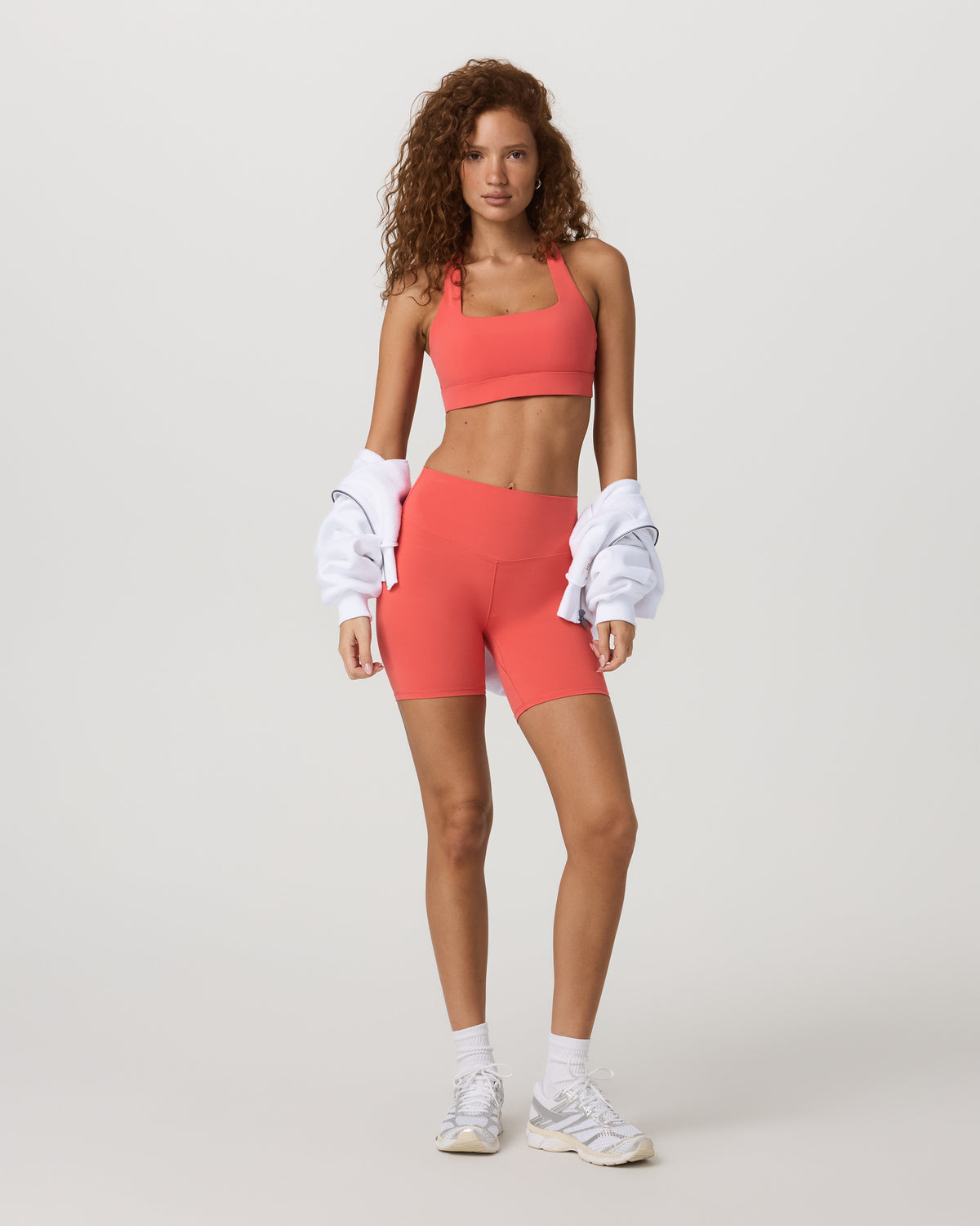 Vuori AllTheForm™ Short 6" Bright Coral Biker Shorts | Vuori online