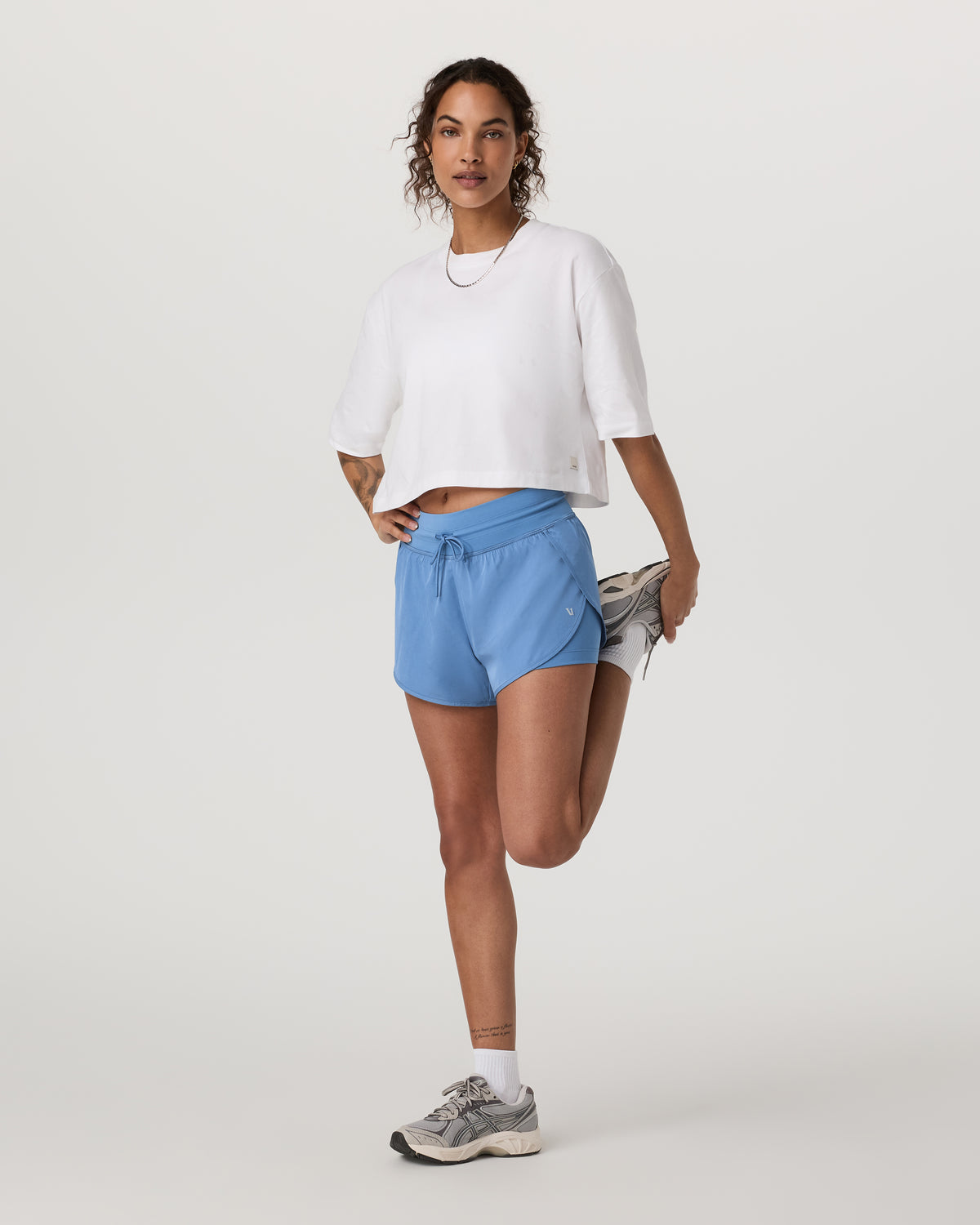 Daily Speed Short 2.5" Women's Light French Blue Shorts | Vuori online