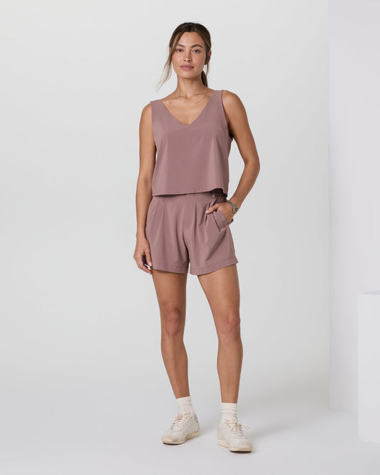 Villa Cropped Tank Zion Rose | Vuori for sale