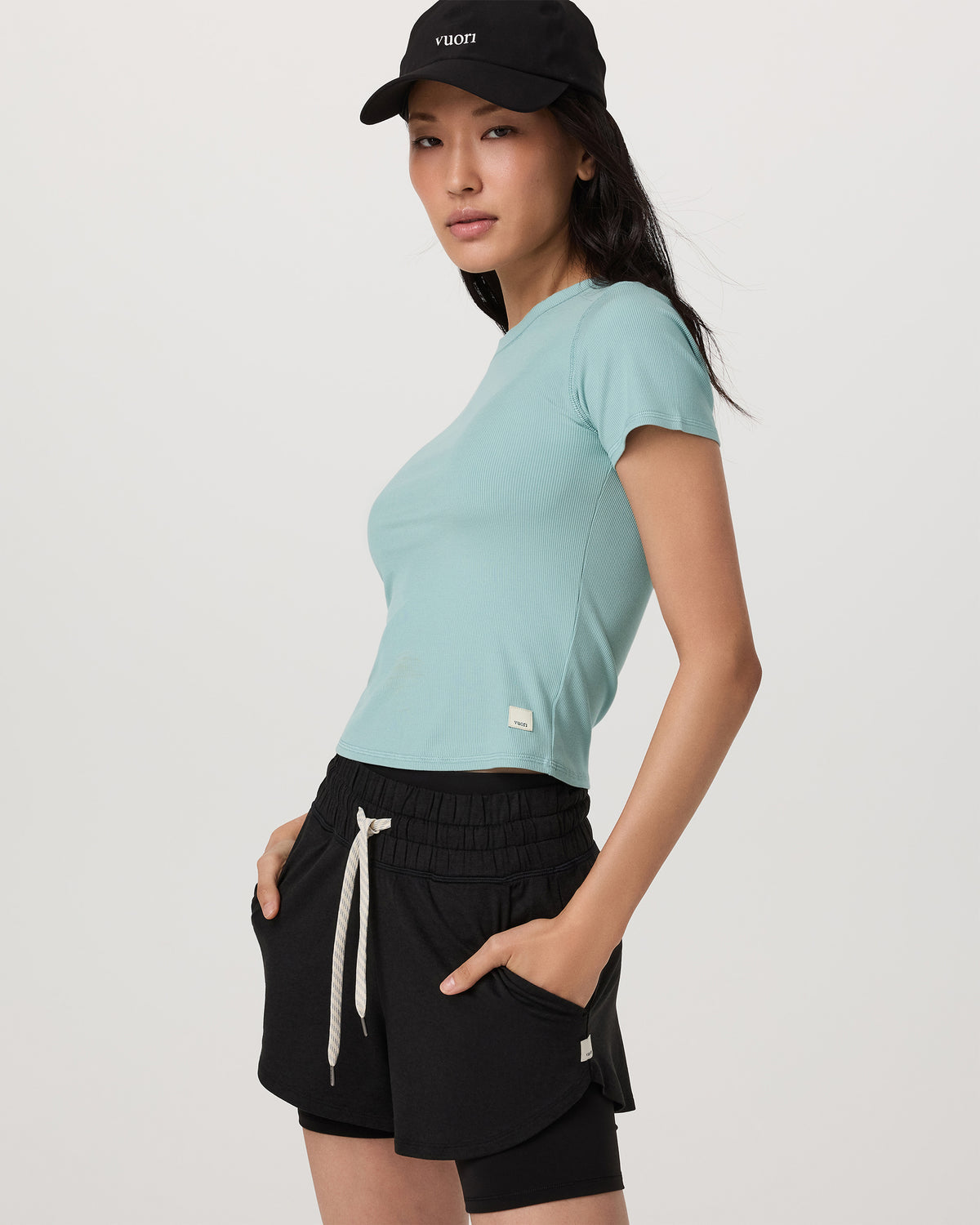 Pose Fitted Tee Sea Spray | Vuori sale