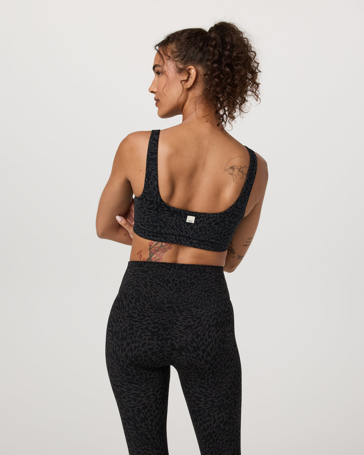 Vuori AllTheForm™ Bra Black Blurred Torrent Sports Bra | Vuori shop