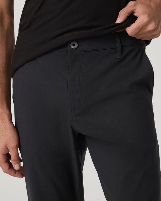 Meta Trouser Classic Fit 30" Men's Black Tailored Pants | Vuori discount