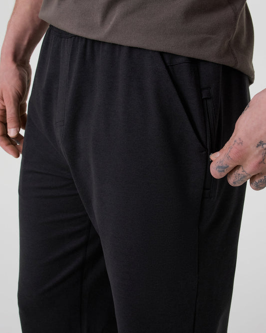 Coronado Performance Sweatpant Classic 28" Black Heather | Vuori sale