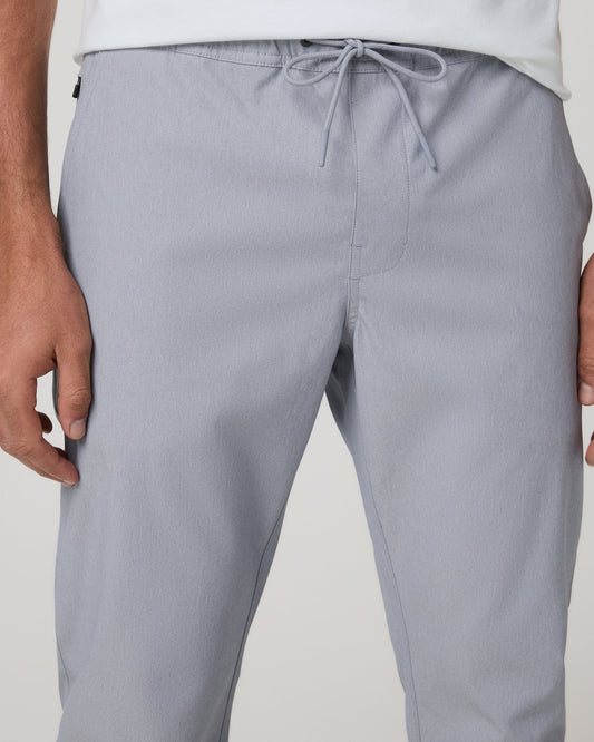 Cascade Elastic Waist Trouser Classic Fit 30" Heather Grey | Vuori outlet