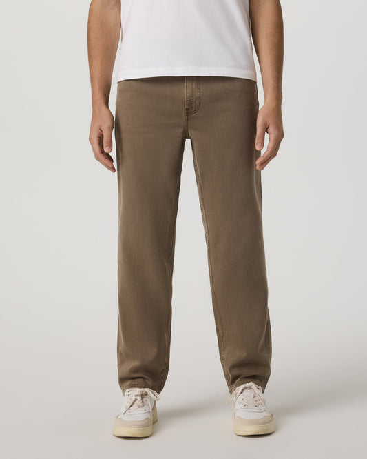 Men's Benton Stretch Twill Pant Classic Fit 30" Peppercorn | Vuori shop