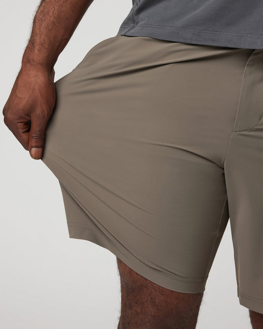 Fleet Chino Short 8" Men's Cocoa Shorts | Vuori sale