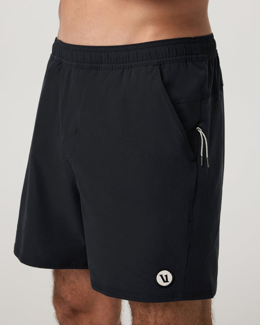 Maverick Volley Short Lined Men's Black Swim Shorts | Vuori discount