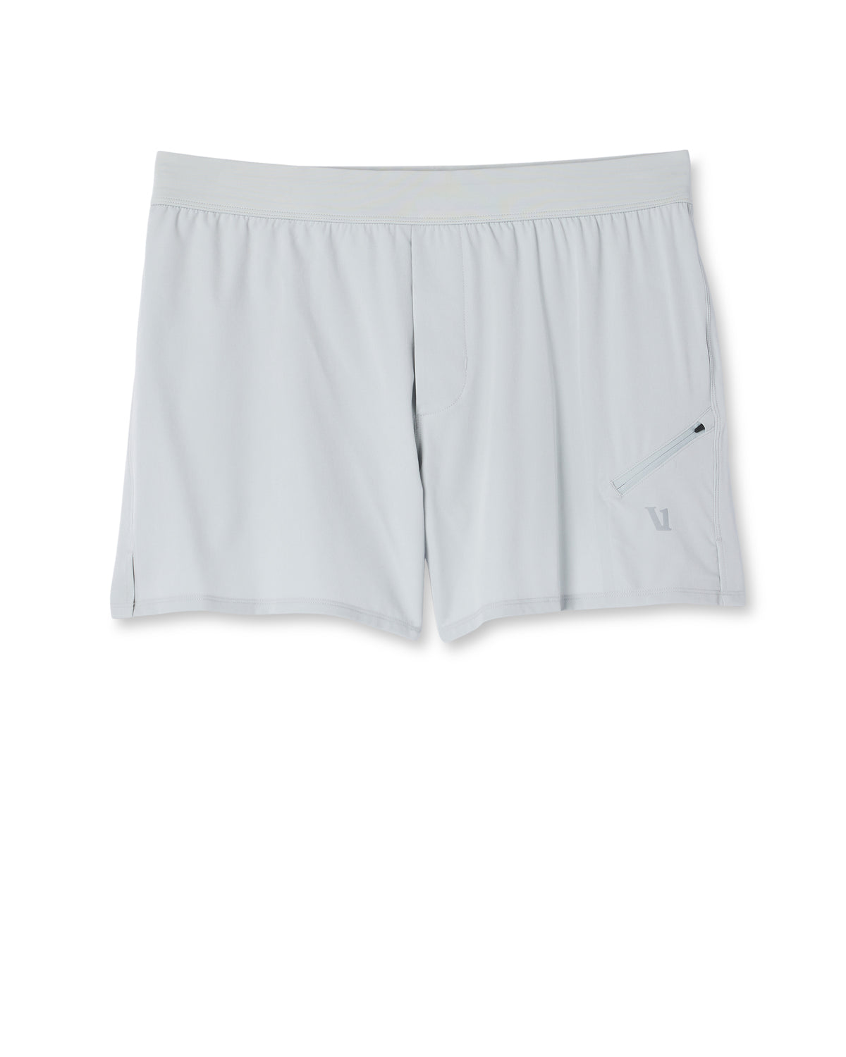 Qualify Short Lined 5" Men's Sky Grey Training Shorts | Vuori shop