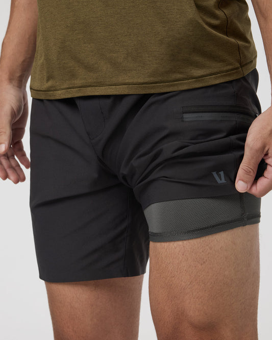 Grafton Short Lined Classic Fit 7" Black | Vuori discount