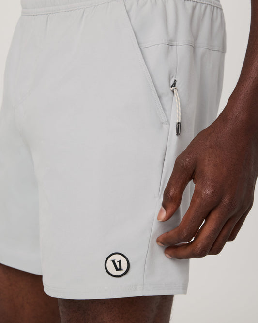 Maverick Volley Short Lined Men's Sky Grey Swim Shorts | Vuori outlet