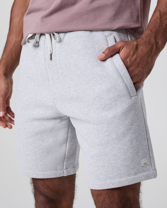Seaside Short Classic Fit 8" Light Heather Grey | Vuori onsale