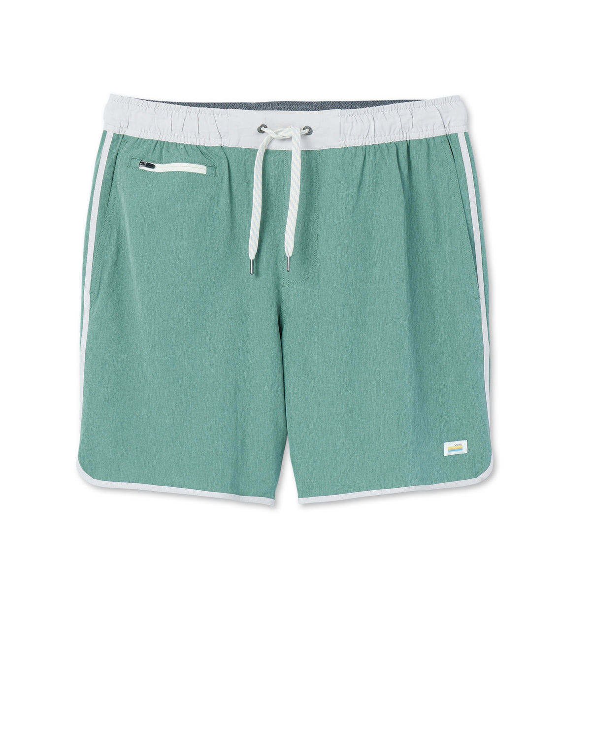 Banks Short Hedge Green Linen Texture | Vuori online