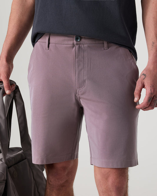 Meta Short 8" Men's Dusty Plum Classic Chino Shorts | Vuori sale