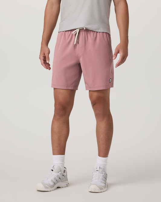 Kore Short Unlined 7" Men's Summer Red Athletic Fit Shorts | Vuori discount