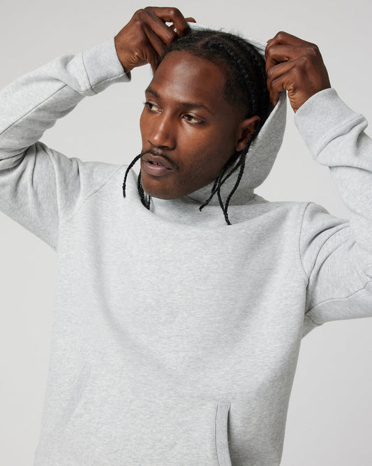 Seaside Pullover Hoodie Light Heather Grey | Vuori sale