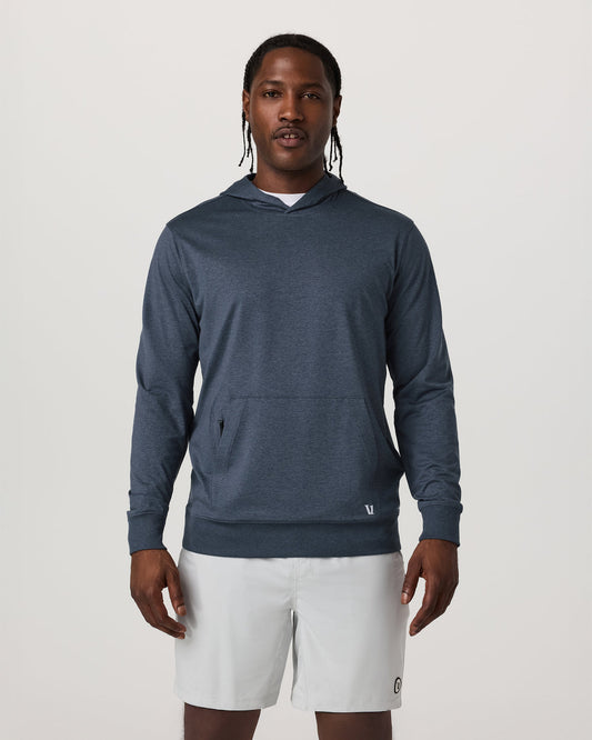 Sunday Hoodie 2.0 Men's Azure Heather Athletic Hoodie | Vuori onsale