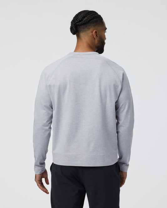 Coronado Crew Light Heather Grey | Vuori shop