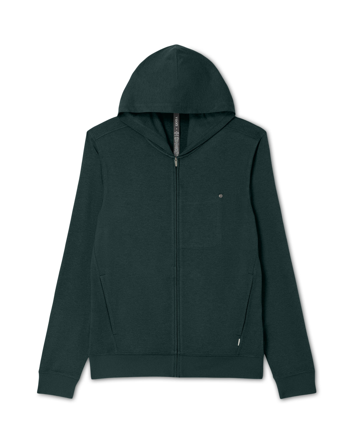 Ponto Full Zip Hoodie Men's Spruce Heather Hoodie | Vuori sale