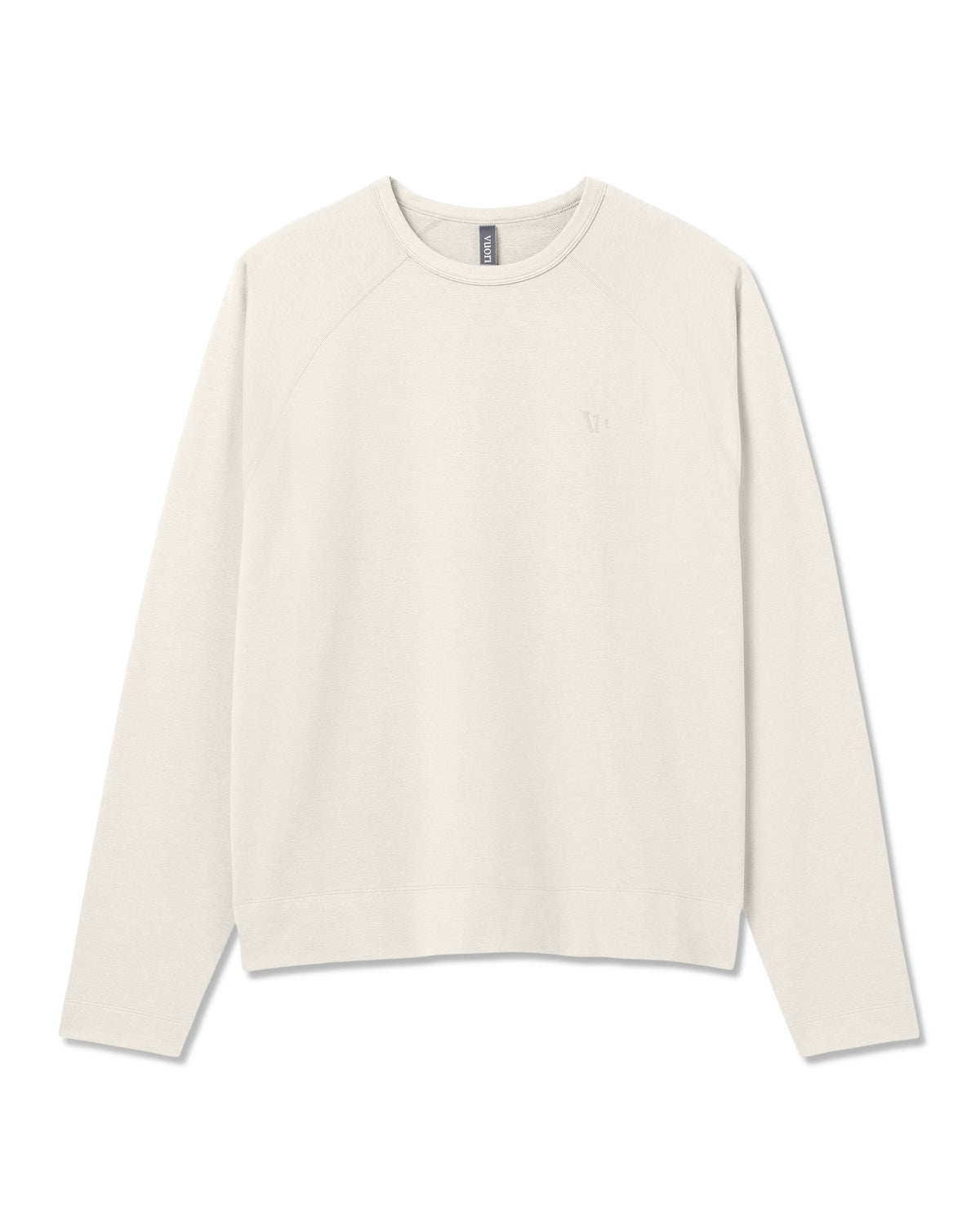 Coronado Crew - Relaxed Fit Men's Ivory Heather Crew | Vuori shop