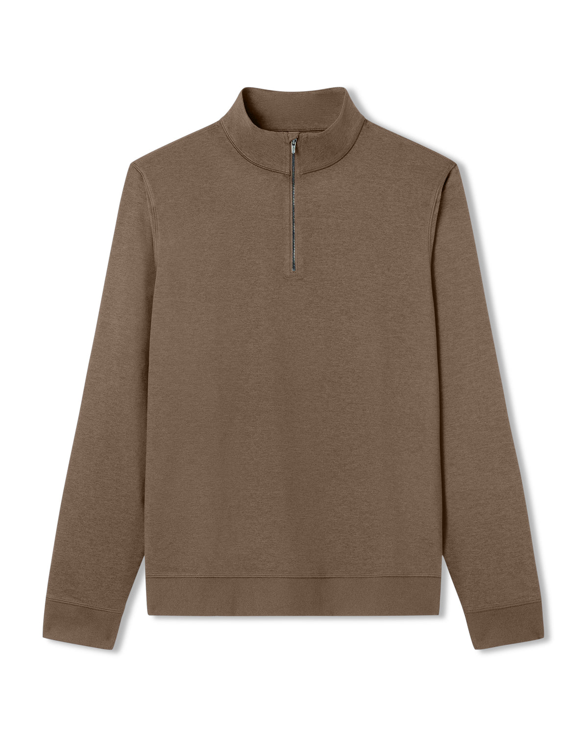 Coronado 1/2 Zip Men's Espresso Heather Pullover | Vuori onsale