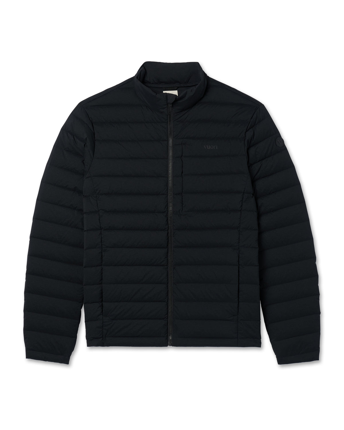Steadfast Insulated Full Zip Jacket Black | Vuori shop