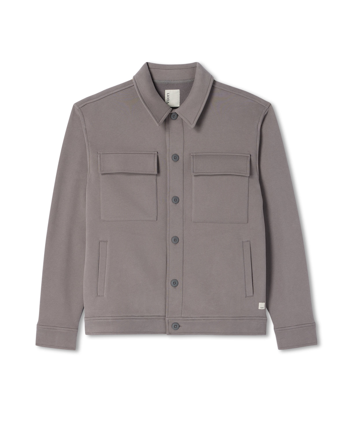 Seaside Shirt Jacket Men's Cavern Grey Lifestyle Jacket | Vuori discount