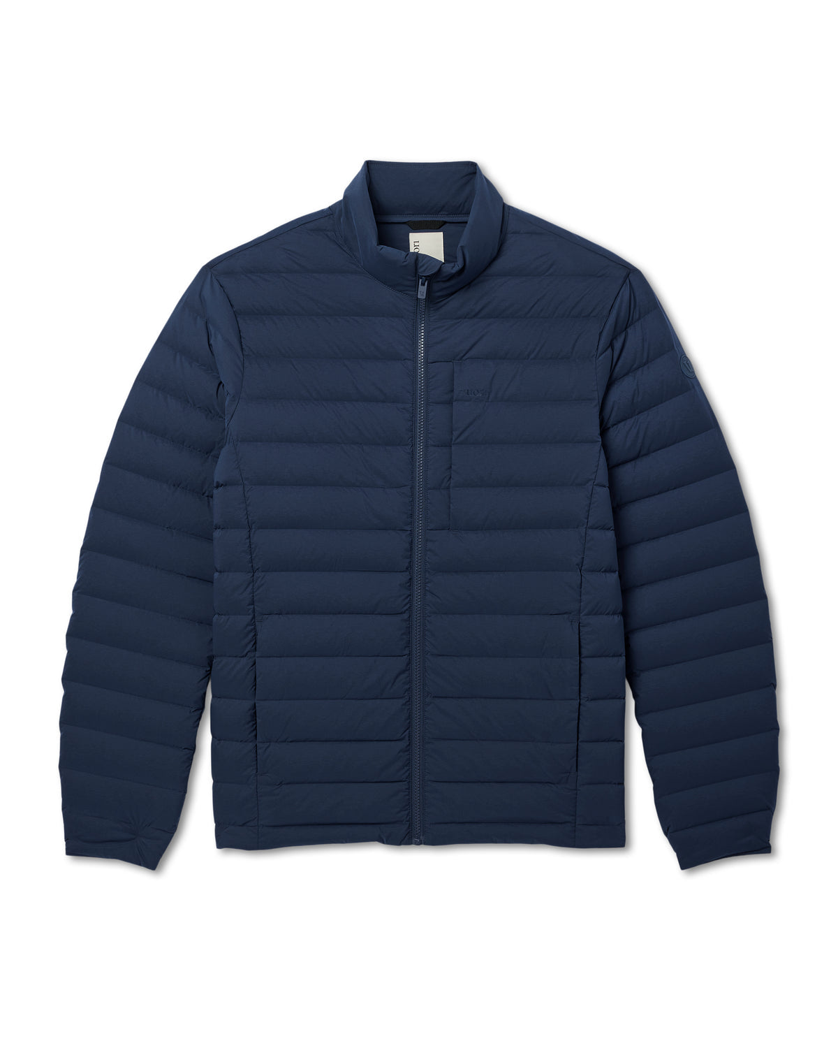 Men's Steadfast Insulated Full Zip Jacket Blue Coast | Vuori shop