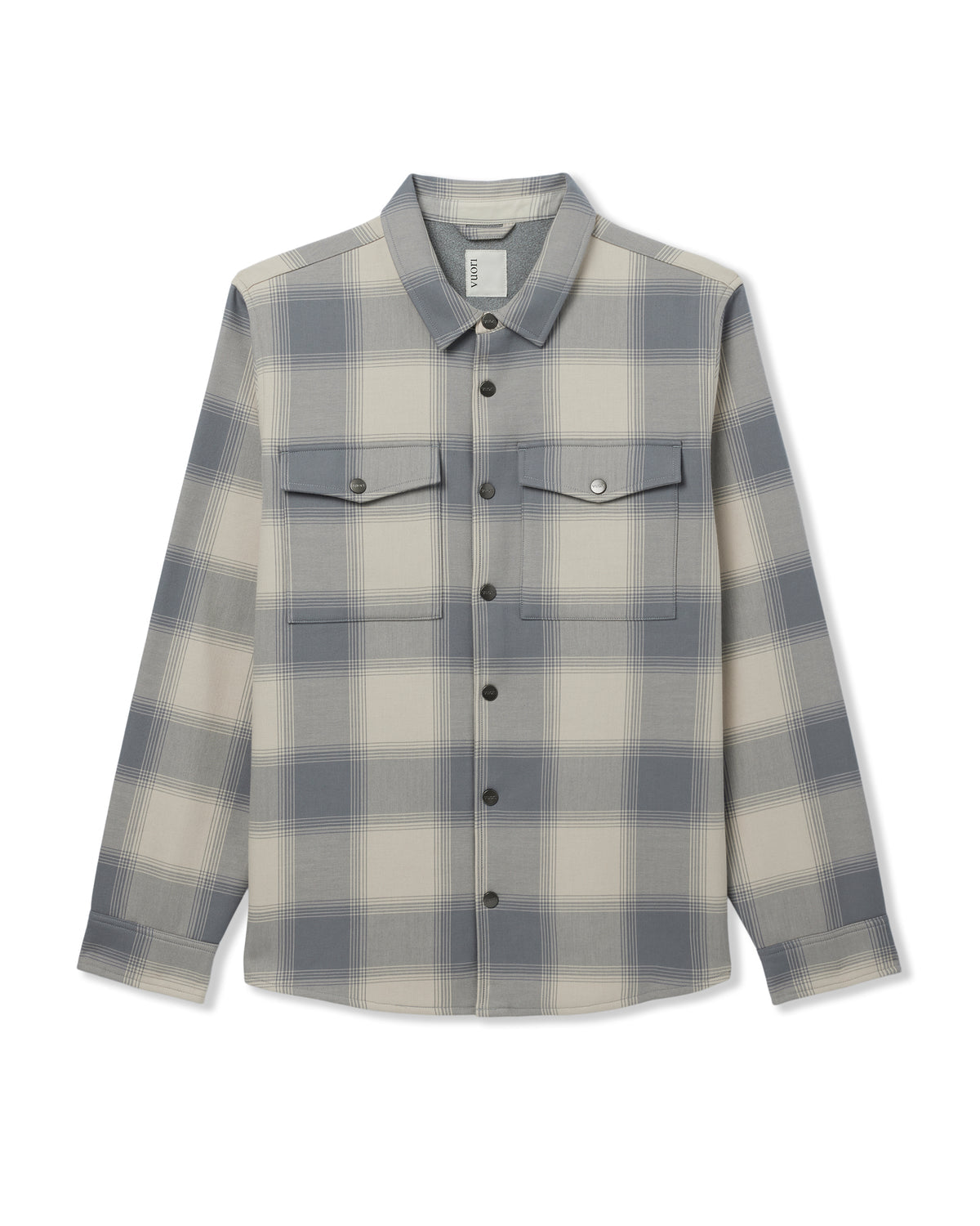 Range Shirt Jacket 2.0 Men's Mushroom Plaid Jacket | Vuori onsale