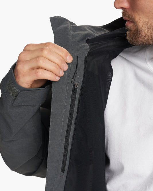 Oahu Rain Jacket Men's Shale Lightweight Jacket | Vuori sale