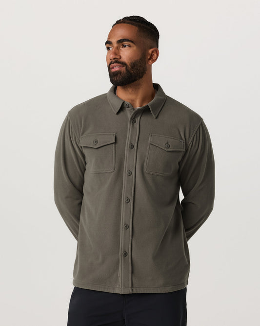 Aspen Shirt Jacket Men's Root Fleece Shirt Jacket | Vuori discount