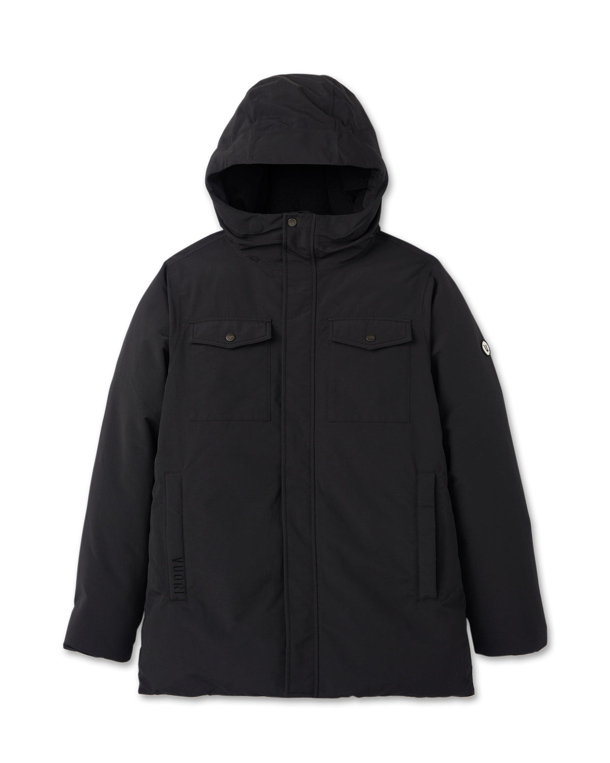 Northmost Insulated Parka Men's Black Down Parka | Vuori onsale