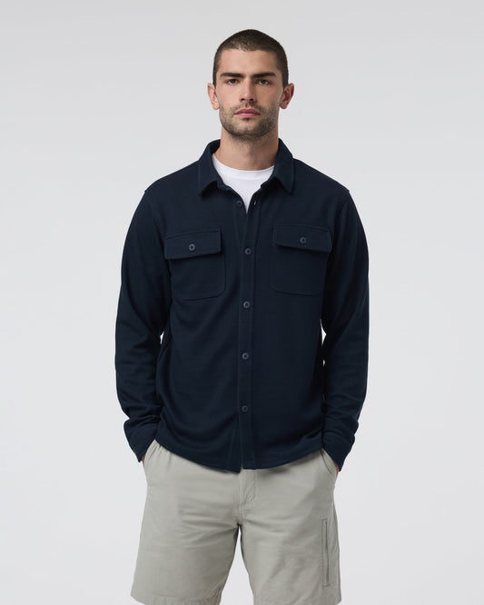 Waffle Shirt Jacket Ink | Vuori for sale