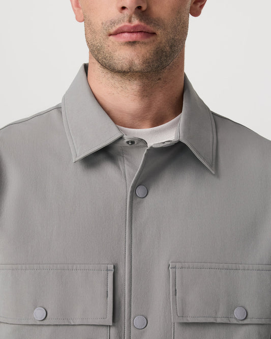 Lawson Tech Shirt Jacket Men's Shiitake Shirt Jacket | Vuori online