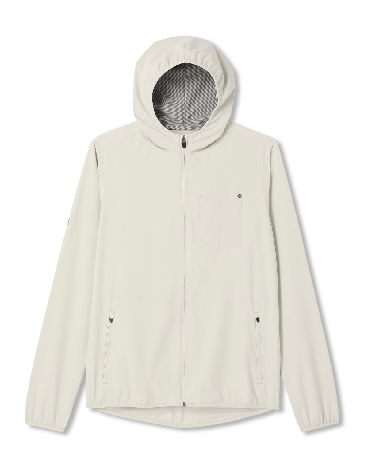 Outdoor Trainer Shell Men's Winter Grey Hooded Jacket | Vuori outlet