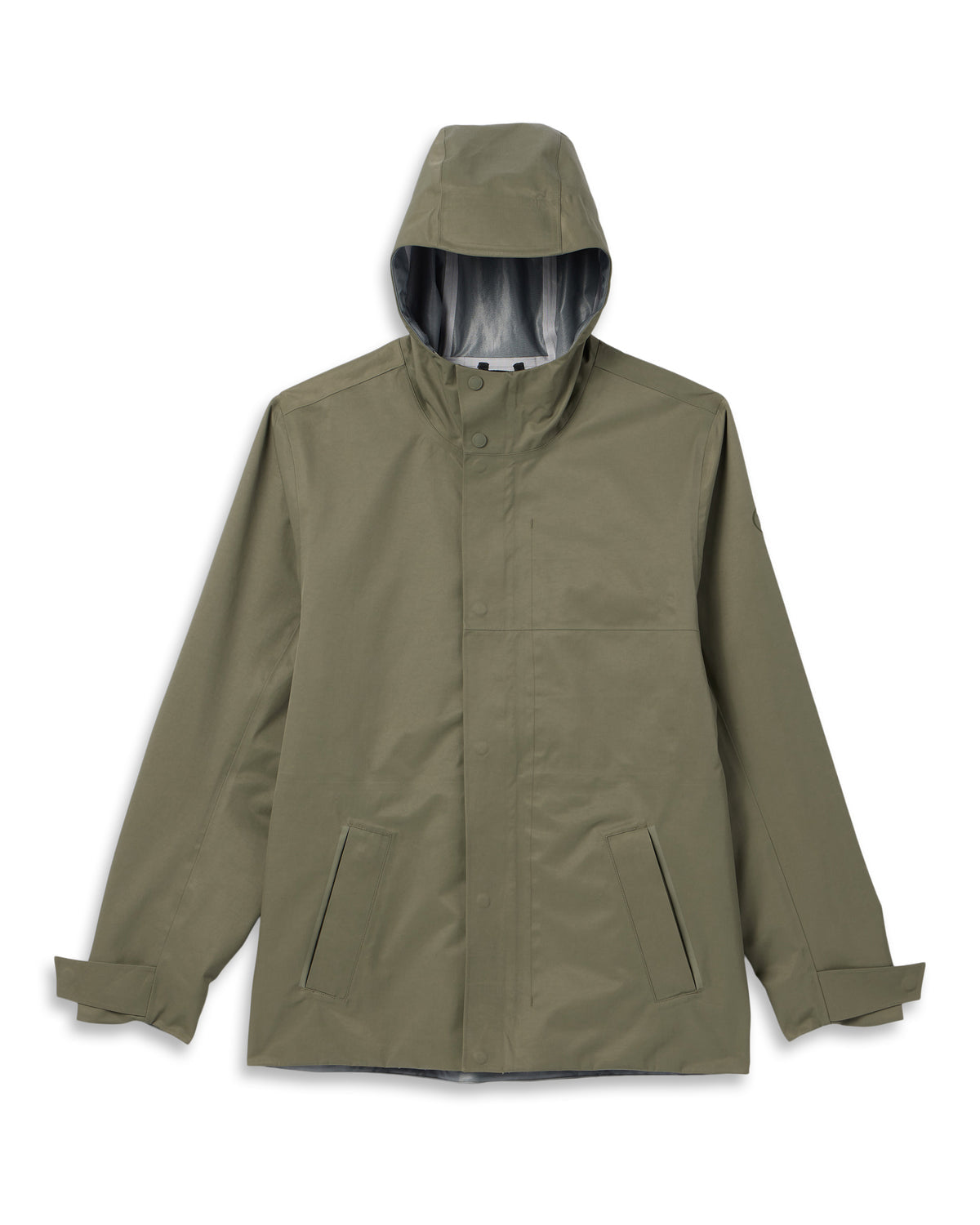 Tuuli Rain Jacket Men's Dark Metal Waterproof Jacket | Vuori outlet