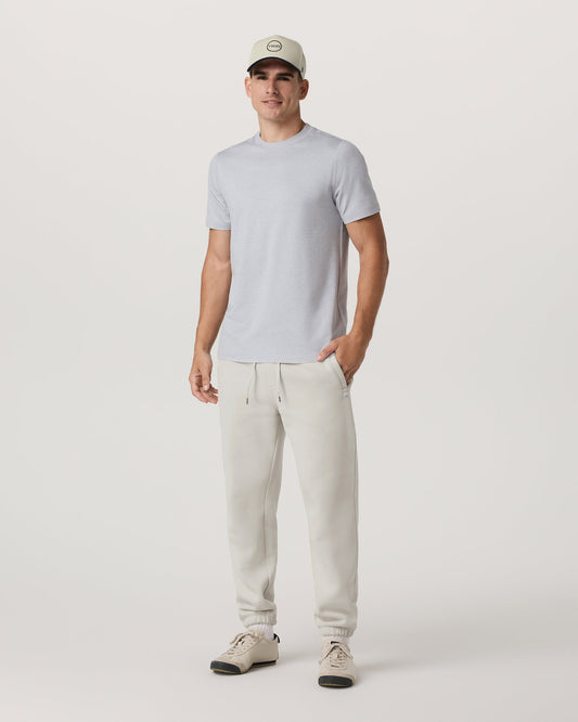 Short Sleeve Ponto Performance Tee Platinum Heather | Vuori sale