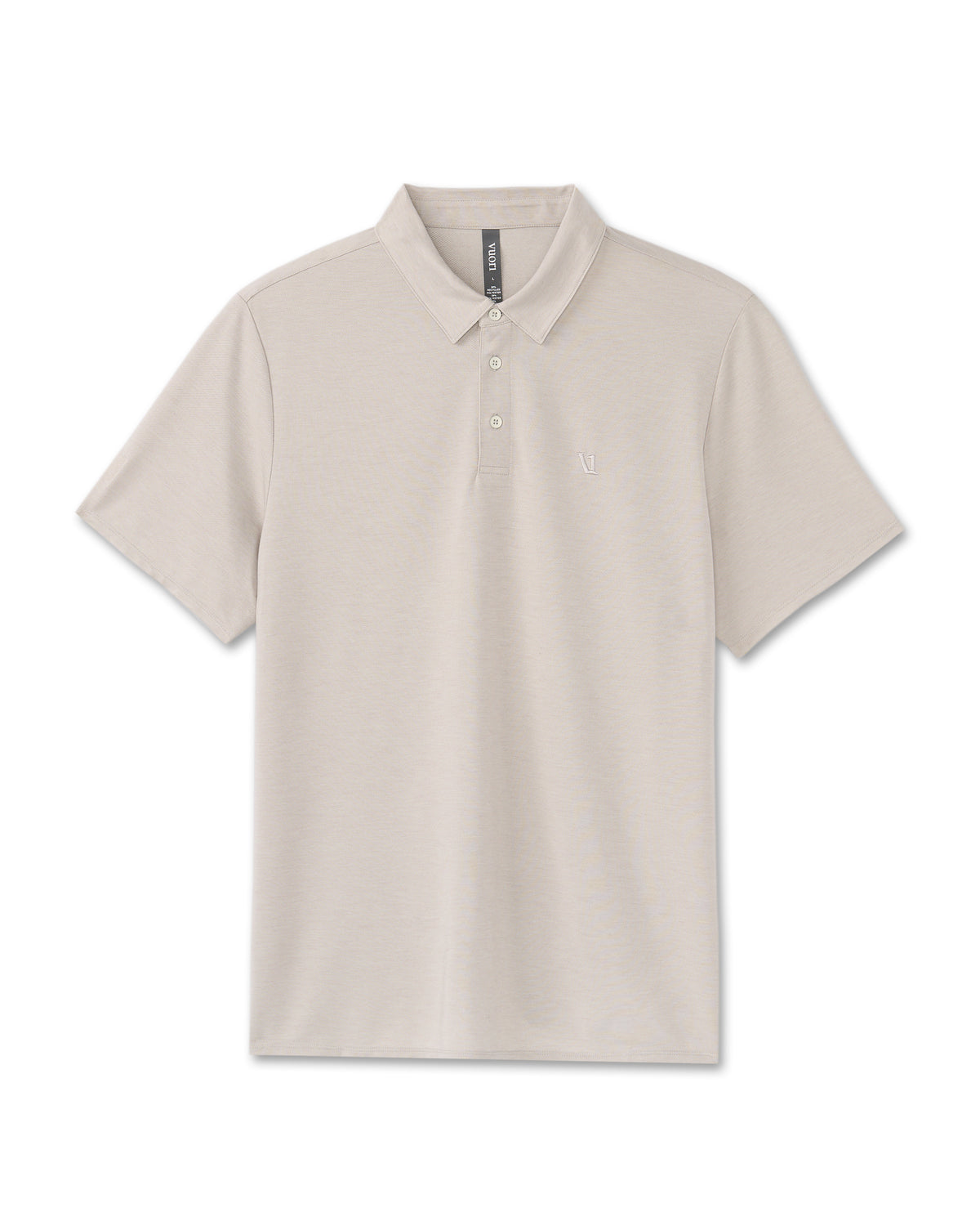 Knit Twill Polo Men's Beachsand Heather Golf Polo | Vuori sale