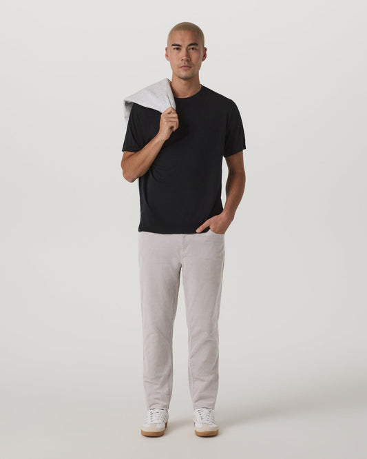 Short Sleeve Merino Wool Tee Men's Black Knit Shirt | Vuori discount